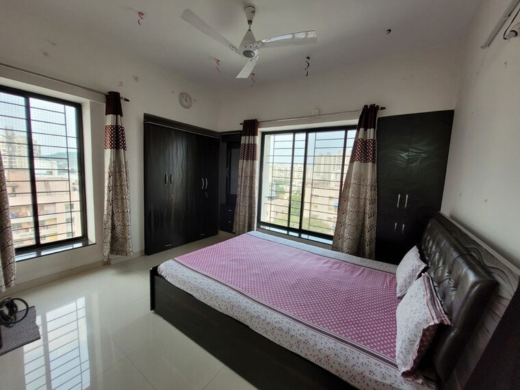 Bedroom, shree-bal-kapil-akhila 3 Bedroom 1200 Sq.Ft. Apartment In Baner Pune 10320663