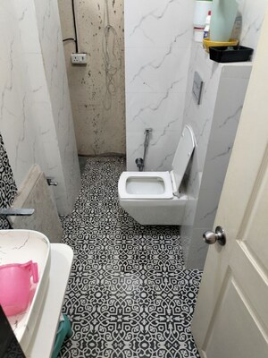 Bathroom in 2 BHK Apartment at Prestige Residency Thane, Ghodbunder Road – for Rent