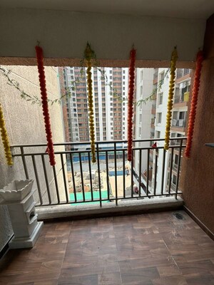 Balcony in 2.5 BHK Apartment at Krisala 41 Cosmo, Tathawade – for Rent