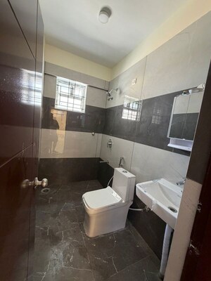 Bathroom in 3 BHK Apartment at Mukunda Nandanam, Kodigehalli – for Rent