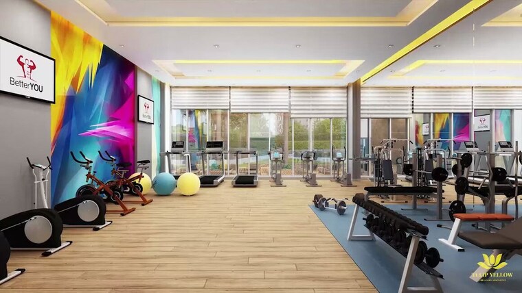 Gym, tulip-yellow 3 Bedroom 1704 Sq.Ft. Apartment In Sector 69 Gurgaon 10320768