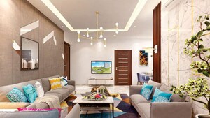 Living Room in 3 BHK Apartment at Tulip Yellow, Sector 69 – for Sale