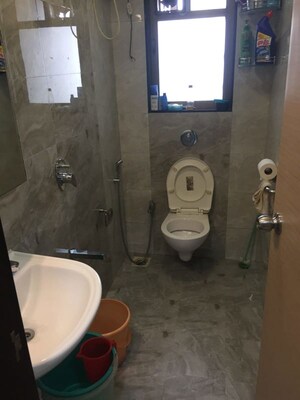 Bathroom in 2 BHK Apartment at Zears Shiv Asthan Heights, Bandra West – for Rent