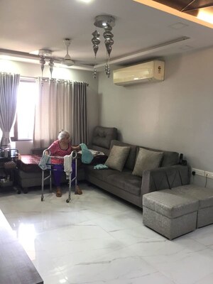 Living Room in 2 BHK Apartment at Zears Shiv Asthan Heights, Bandra West – for Rent