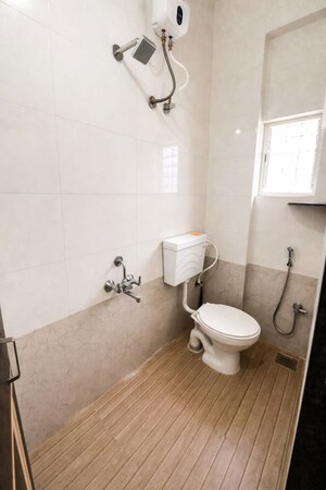Bathroom in 1 BHK Apartment at Wadgaon Sheri – for Rent
