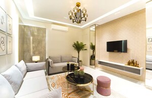 Living Room in 3 BHK Apartment at Smart World Orchard, Sector 61 – for Sale