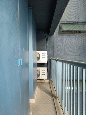 Building Lobby in 3 BHK Apartment at Godrej Platinum Mumbai, Vikhroli East – for Sale