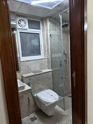 Bathroom in 3 BHK Apartment at LnT Elixir Reserve, Powai – for Rent