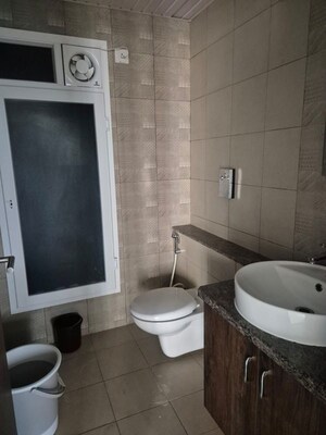 Bathroom in 4 BHK Apartment at L&T Raintree Boulevard, Hebbal – for Rent