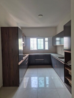 Kitchen in 4 BHK Apartment at L&T Raintree Boulevard, Hebbal – for Rent