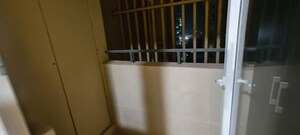 Balcony in 2 BHK Apartment at Bhartiya Nikoo Homes Phase 2, Thanisandra Main Road – for Rent