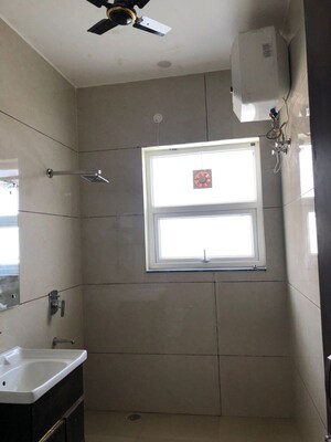 Bathroom in 3 BHK Builder Floor at DLF Hyde Park, South Mullanpur – for Rent