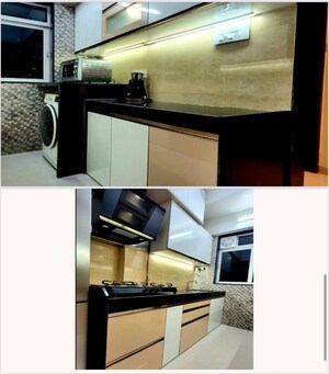 Kitchen in 1 BHK Apartment at Kabra Aurum, Goregaon West – for Rent