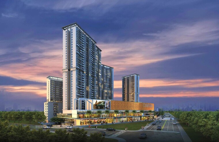 Exterior View, m3m-heights 3 Bedroom 1828 Sq.Ft. Apartment In Sector 65 Gurgaon 10320978