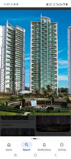 4 BHK + Servant Room Penthouse For Rent in Mahagun Mezzaria