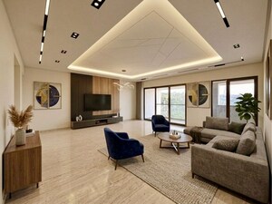 Living Room in 4 BHK Apartment at Panaji – for Sale