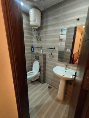 Bathroom in 3 BHK Builder Floor at East Of Kailash – for Rent