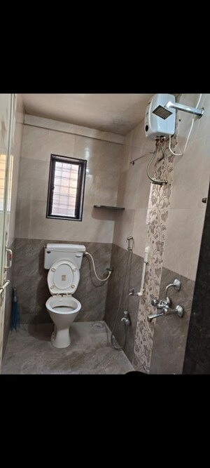 Bathroom in 1 BHK Apartment at Snehankit CHS, Aundh – for Rent