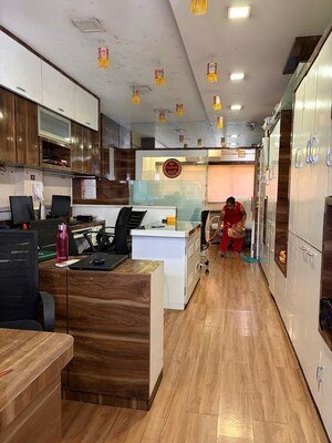 Kitchen in  Office Space at Shiv Center, Vashi Sector 17 – for Rent