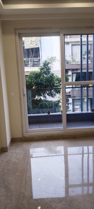 Balcony in 4 BHK Builder Floor at Panchsheel Enclave – for Rent