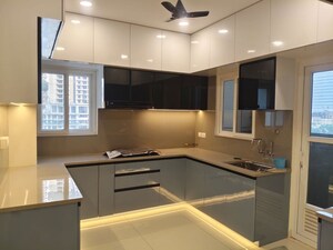 Kitchen in 3 BHK Apartment at Aparna Zenon, Puppalaguda – for Rent
