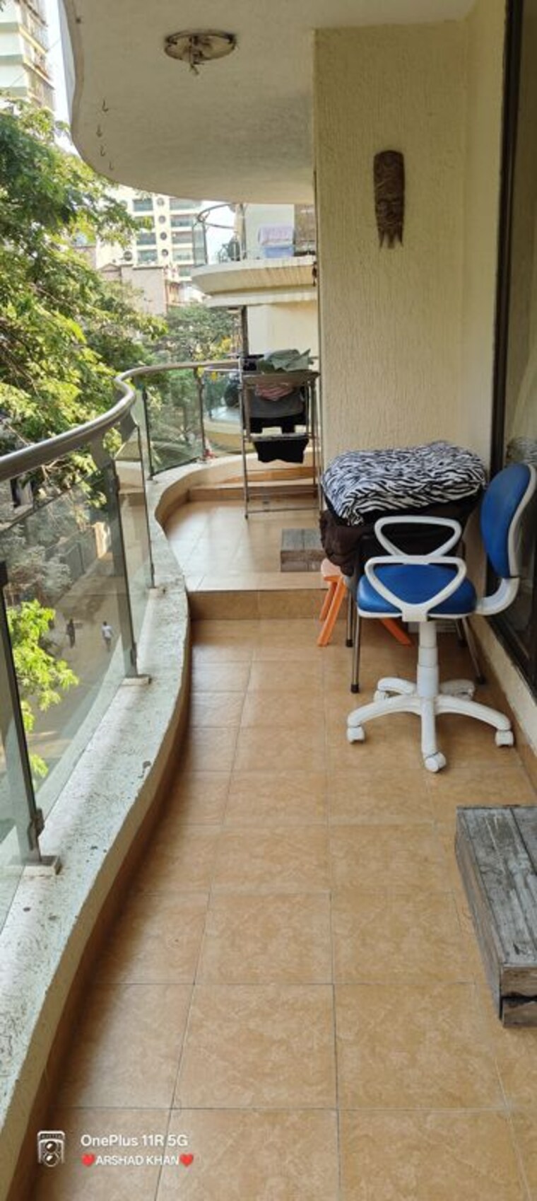 Balcony, ekta-everglades 3 Bedroom 1200 Sq.Ft. Apartment In Bandra West Mumbai 10321196