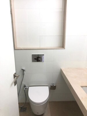 Bathroom in 1 BHK Apartment at Godrej The Trees, Vikhroli East – for Sale