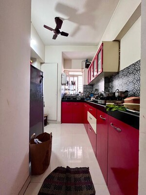 Kitchen in 2 BHK Apartment at Lodha Amara, Kolshet Road – for Rent