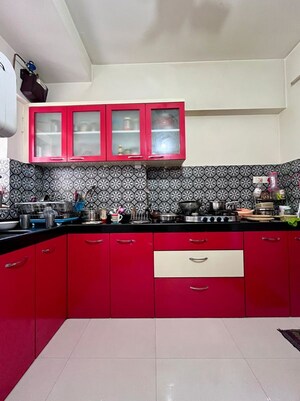 Kitchen in 2 BHK Apartment at Lodha Amara, Kolshet Road – for Rent