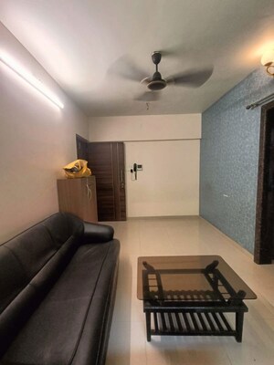 Living Room in 1 BHK Apartment at Veena Dynasty, Vasai East – for Rent