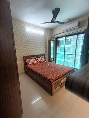Bedroom in 1 BHK Apartment at Veena Dynasty, Vasai East – for Rent