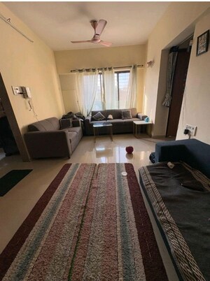 Living Room in 2 BHK Apartment at Everest World Aspen, Dhokali – for Rent