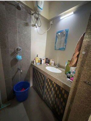 Bathroom in 2 BHK Apartment at Everest World Aspen, Dhokali – for Rent