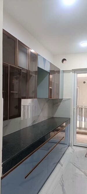 Kitchen in 3.5 BHK Builder Floor at Smart World Gems, Sector 89 – for Rent