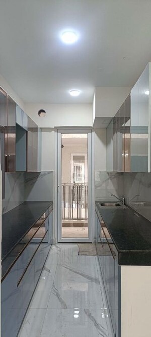Kitchen in 3.5 BHK Builder Floor at Smart World Gems, Sector 89 – for Rent