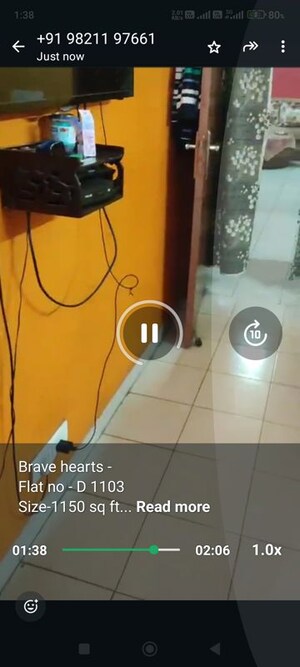 Furnished Amenities in 2 BHK Apartment at Emenox Brave Hearts, Raj Nagar Extension – for Sale