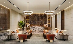 Living Room in 4 BHK Apartment at Raymond The Address By GS, Sion East – for Sale