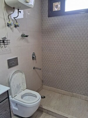 Bathroom in 2 BHK Builder Floor at Malviya Nagar – for Rent