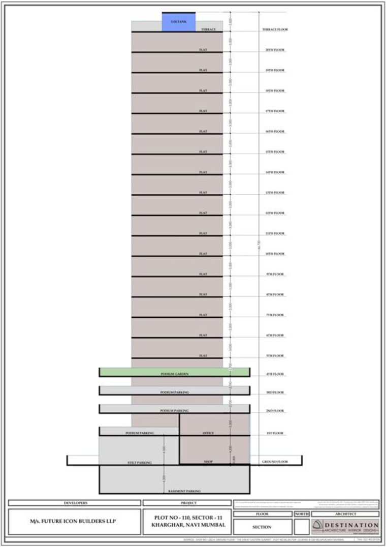 undefined, hitech-crystal-corner 2 Bedroom 1200 Sq.Ft. Apartment In Kharghar Sector 11 Navi Mumbai 10321518