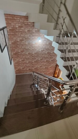 Staircase in 4 BHK Independent House at Kudasan – for Sale