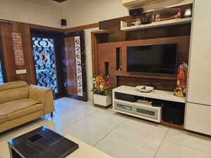 Living Room in 4 BHK Independent House at Kudasan – for Sale
