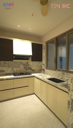 Kitchen in 3 BHK Apartment at Adani Ten BKC, Bandra East – for Sale