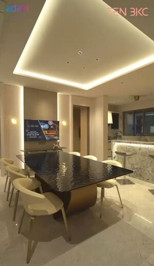 Living Room in 3 BHK Apartment at Adani Ten BKC, Bandra East – for Sale