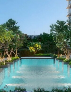 Swimming Pool in 3 BHK Apartment at Adani Ten BKC, Bandra East – for Sale