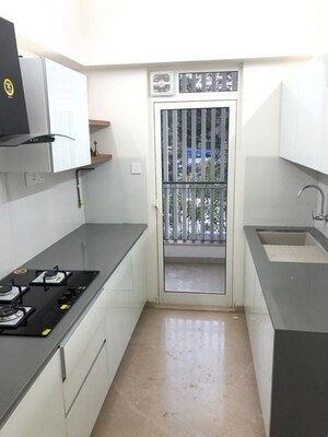 Kitchen in 1 BHK Apartment at Godrej The Trees, Vikhroli East – for Rent