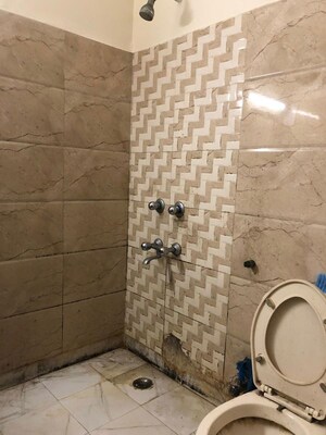 Bathroom in 2 BHK Builder Floor at Sushant Lok I – for Rent