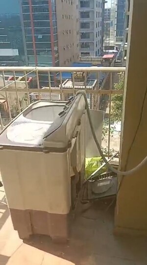 Balcony in 3 BHK Apartment at Habitech Panch Tatva, Tech Zone 4 Greater Noida – for Rent