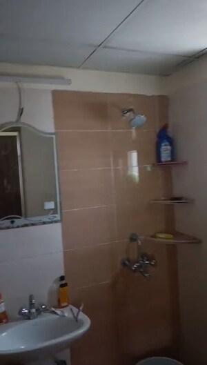 Bathroom in 3 BHK Apartment at Habitech Panch Tatva, Tech Zone 4 Greater Noida – for Rent