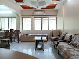 Living Room in 2 BHK Apartment at Kumar Aangan, Yerawada – for Rent