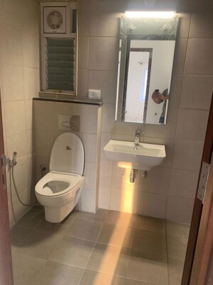 Bathroom in 2 BHK Apartment at Adarsh Greens, Kogilu – for Rent